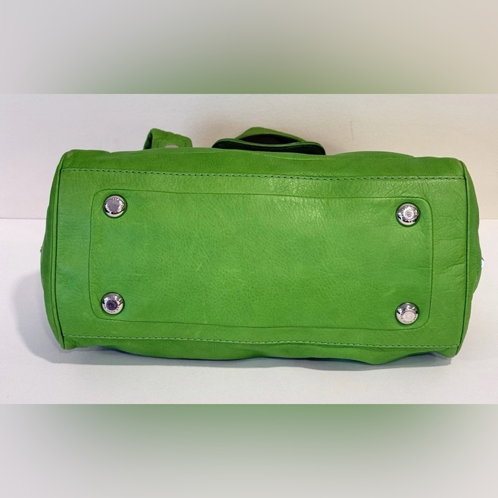 Marc by Marc Jacobs Lime Kelly Green Leather Shoulder Bag GUC - Picture 10 of 15
